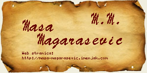 Maša Magarašević vizit kartica